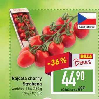 Billa Rajčata cherry strabena vanička, 1 ks, 250 g nabídka