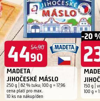 Terno Jihočeské máslo nabídka