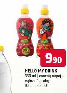 Terno Hello my drink nabídka