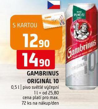 Terno Pivo gambrinus nabídka