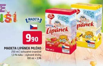 Terno Madeta lipánek mléko nabídka