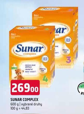 Terno Sunar kojenecká výživa nabídka