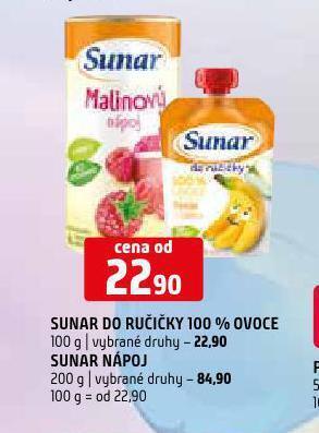 Terno Sunar nápoj nabídka