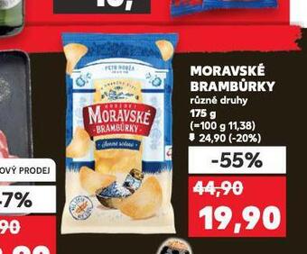 Kaufland Moravské brambůrky nabídka