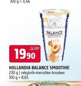 Terno Hollandia balance smoothie nabídka