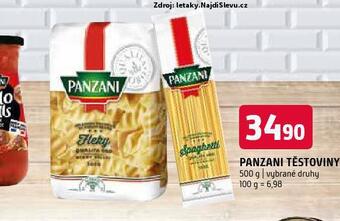 Terno Panzani těstoviny nabídka