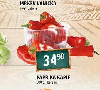 Terno Paprika kapie nabídka
