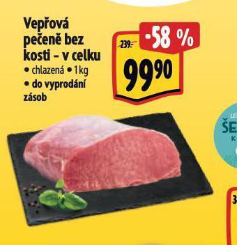 Albert Vepřová pečeně bez kosti nabídka