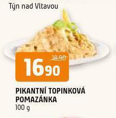 Terno Pikantní topinková pomazánka nabídka