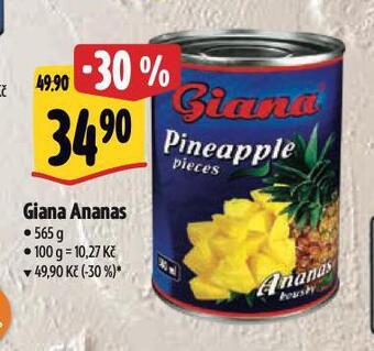 Albert Giana ananas nabídka