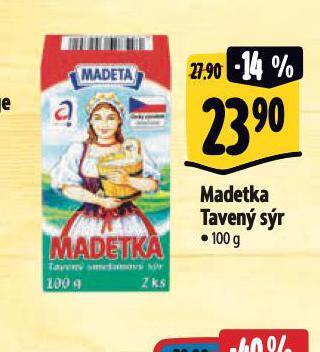 Albert Madetka tavený sýr nabídka