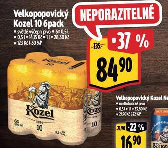 Albert Pivo velkopopovický kozel nabídka