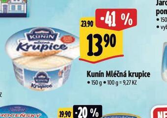 Albert Kunín mléčná krupice nabídka
