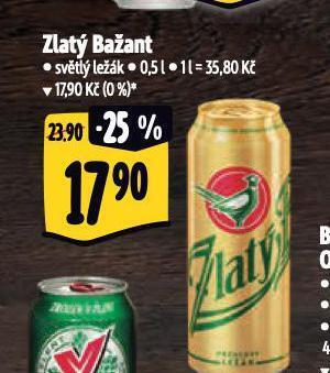 Albert Pivo zlatý bažant nabídka