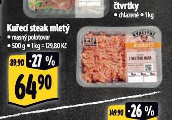 Albert Kuřecí steak mletý nabídka