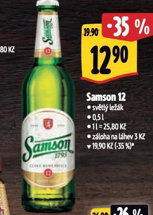 Albert Pivo samson nabídka