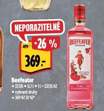 Albert Beefeater gin nabídka