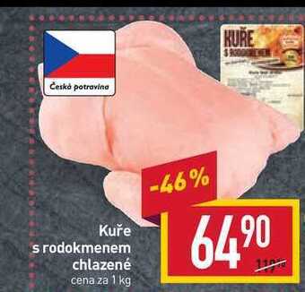 Billa Kuře s rodokmenem chlazené cena za 1 kg nabídka