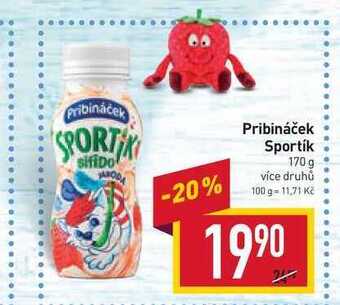 Billa Pribináček sportík 170 g nabídka