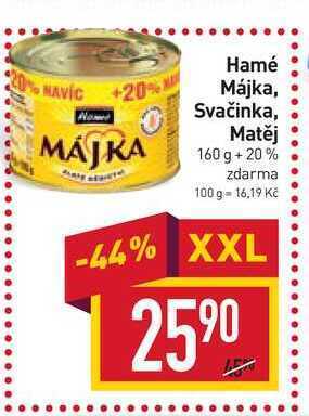 Billa Hamé májka 160g nabídka