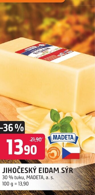Trefa JIHOČESKÝ EIDAM SÝR nabídka