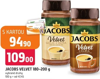Trefa JACOBS VELVET 180-200 g nabídka