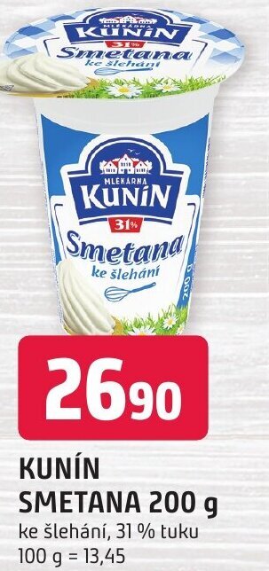 Trefa KUNÍN SMETANA 200 g nabídka