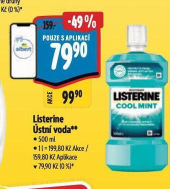 Albert Listerine ústní voda nabídka