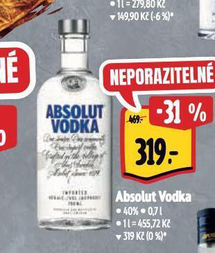 Albert Absolut vodka nabídka
