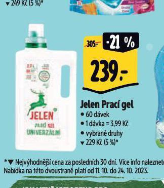 Albert Jelen prací gel nabídka