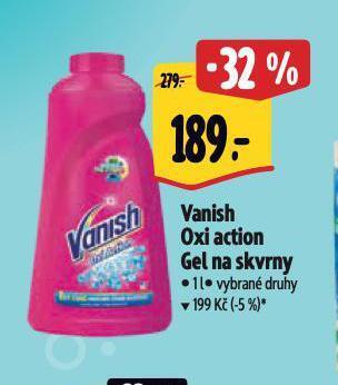 Albert Vanish oxi action na skvrny nabídka