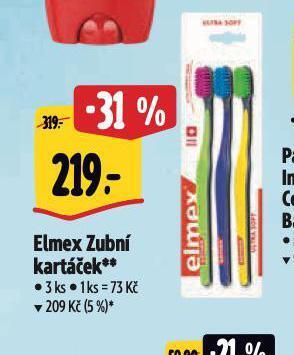 Albert Elmex zubní kartáček nabídka