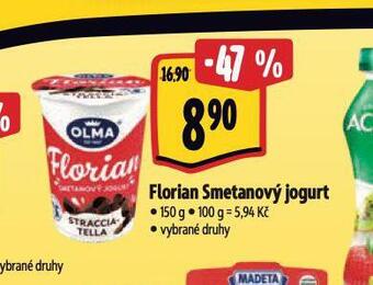 Albert Florian jogurt nabídka