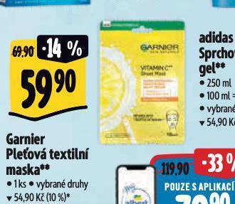 Albert Garnier pleťová maska nabídka