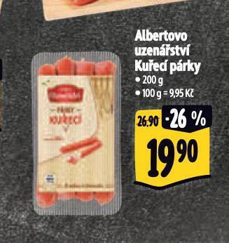 Albert Kuřecí párky nabídka