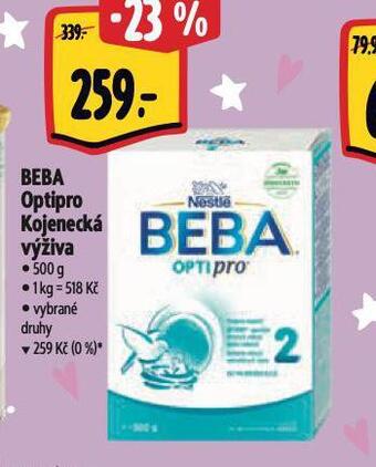 Albert Beba kojenecká výživa nabídka