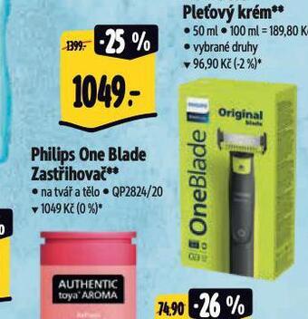 Albert Philips one blade zastřihovač nabídka