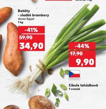 Kaufland Cibule lahůdková nabídka