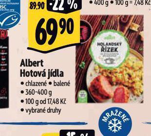 Albert Hotová jídla nabídka