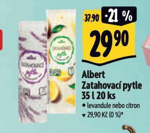 Albert Zatahovací pytle nabídka