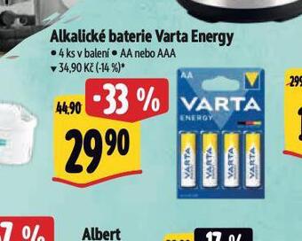 Albert Alkalické baterie nabídka