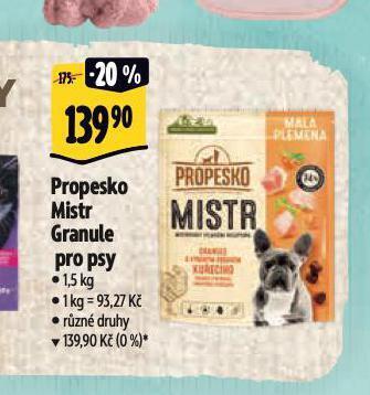 Albert Propesko granule pro psy nabídka