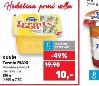 Kaufland Kunín termix maxi nabídka