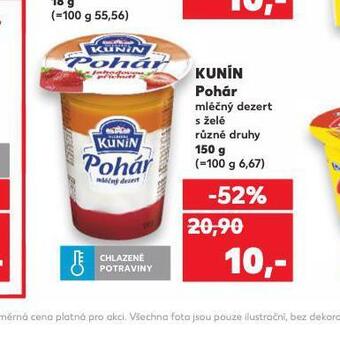 Kaufland Kunín pohár nabídka