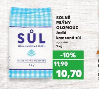 Kaufland Sůl kamenná nabídka