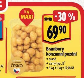 Albert Brambory konzumní pozdní nabídka