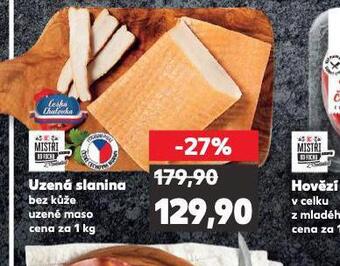Kaufland Uzená slanina nabídka