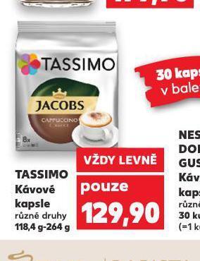 Kaufland Tassimo kávové kapsle nabídka