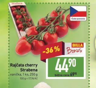 Billa Rajčata cherry nabídka