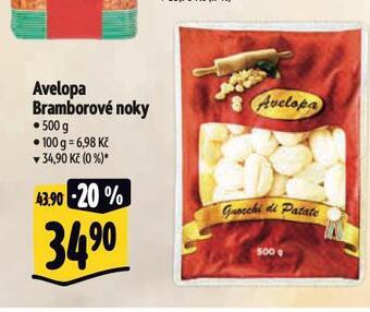 Albert Avelopa bramborové noky nabídka